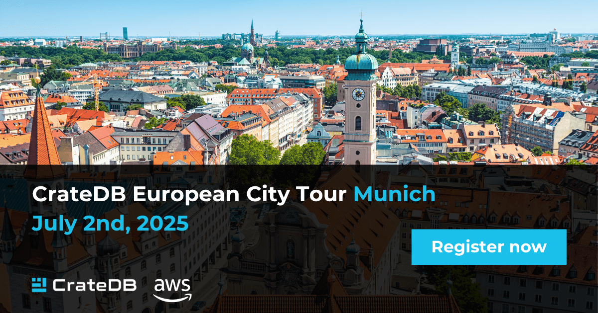CrateDB European Tour Munich 2025